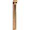 Ekena Millwork Thorton Block Rough Sawn Bracket w/ Offset Brace, Western Red Cedar, 4"W x 20"D x 32"H BKT0402X20X32THR05RWR - alternate 4
